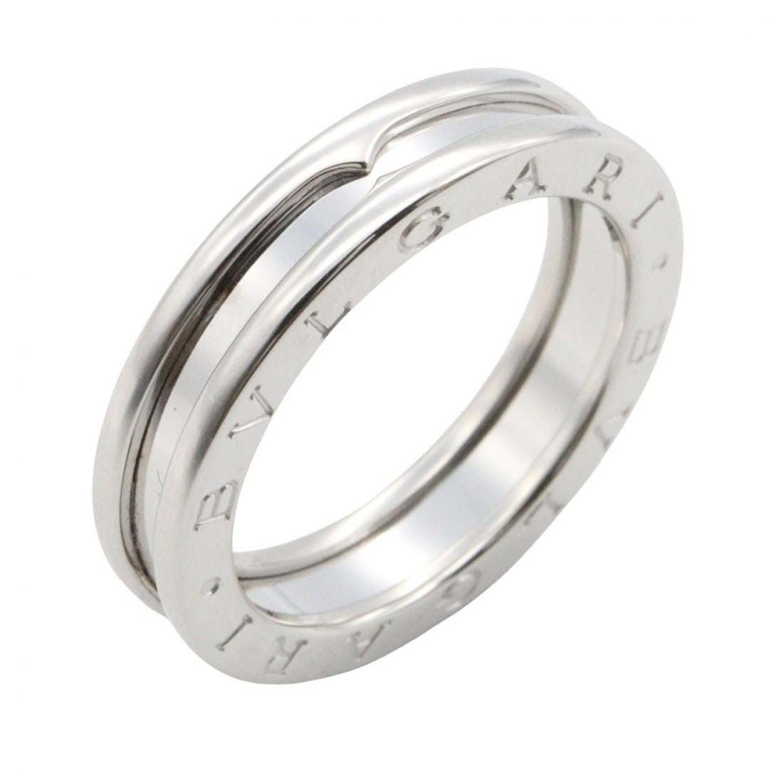 Bvlgari Bulgari B-zero1 Ring, 1-band ring, 18KWG (white gold), men's and women's, silver-toned.: --- Catalog ---Category: SizeJP Size: 15US Size: 7.5Category: DesignType: Band ringColor: SilverGender: Men,WomenMaterial: White gold (18K)Category: GeneralBrand: Bvlgari--- Item List ---Section: Cond