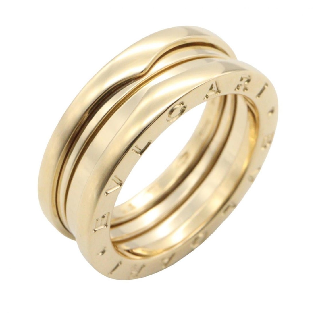 Bvlgari Bulgari B-zero1 Ring, 3-band ring, 18K (yellow gold), men's and women's, gold tone. (1 of 10)