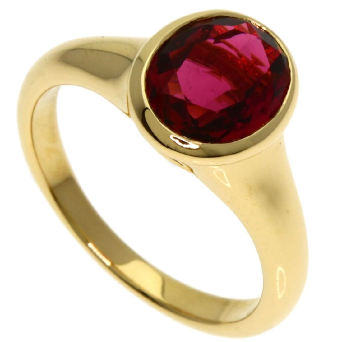 Bulgari Kaleidos Tourmaline Ring, 18K Yellow Gold, Women's BVLGARI: --- Catalog ---Category: SizeWeight: 5g / 0.17oz.JP Size: 11.5US Size: 6Category: DesignType: Band ringStone: TourmalineGender: WomenMaterial: Yellow gold (18K)Category: GeneralBrand: Bvlgari--- Item 