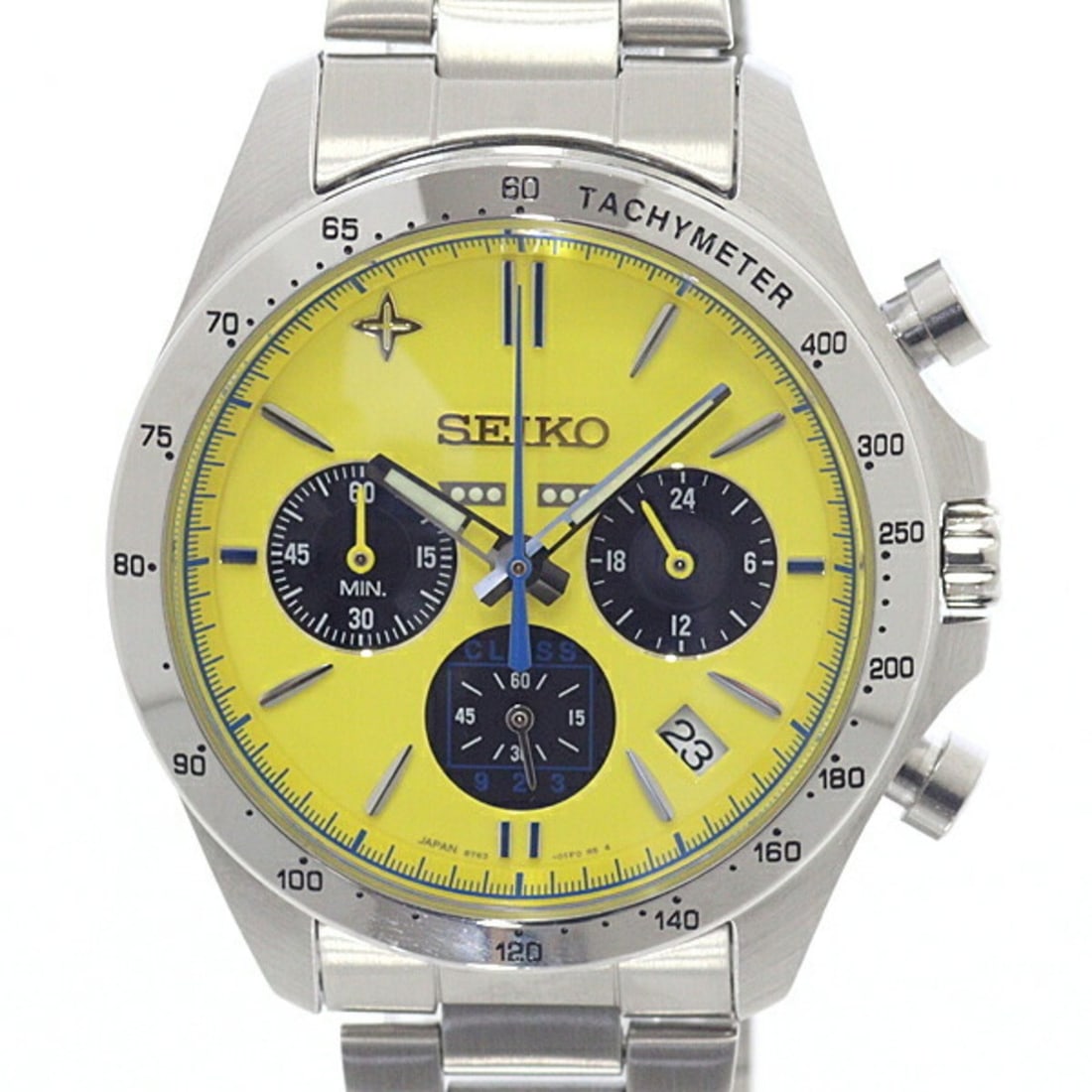 Seiko Men's Watch 923 Doctor Yellow 20th Anniversary Limited to 5000 Pieces Quartz: --- Catalog ---Category: SizeWrist Size: 20.2cm / 7.95''Case Diameter: 40mm / 1.57''Category: DesignType: WristwatchGender: MenColor (Dial): YellowMaterial (Band): Stainless steelMaterial (Case): Stai