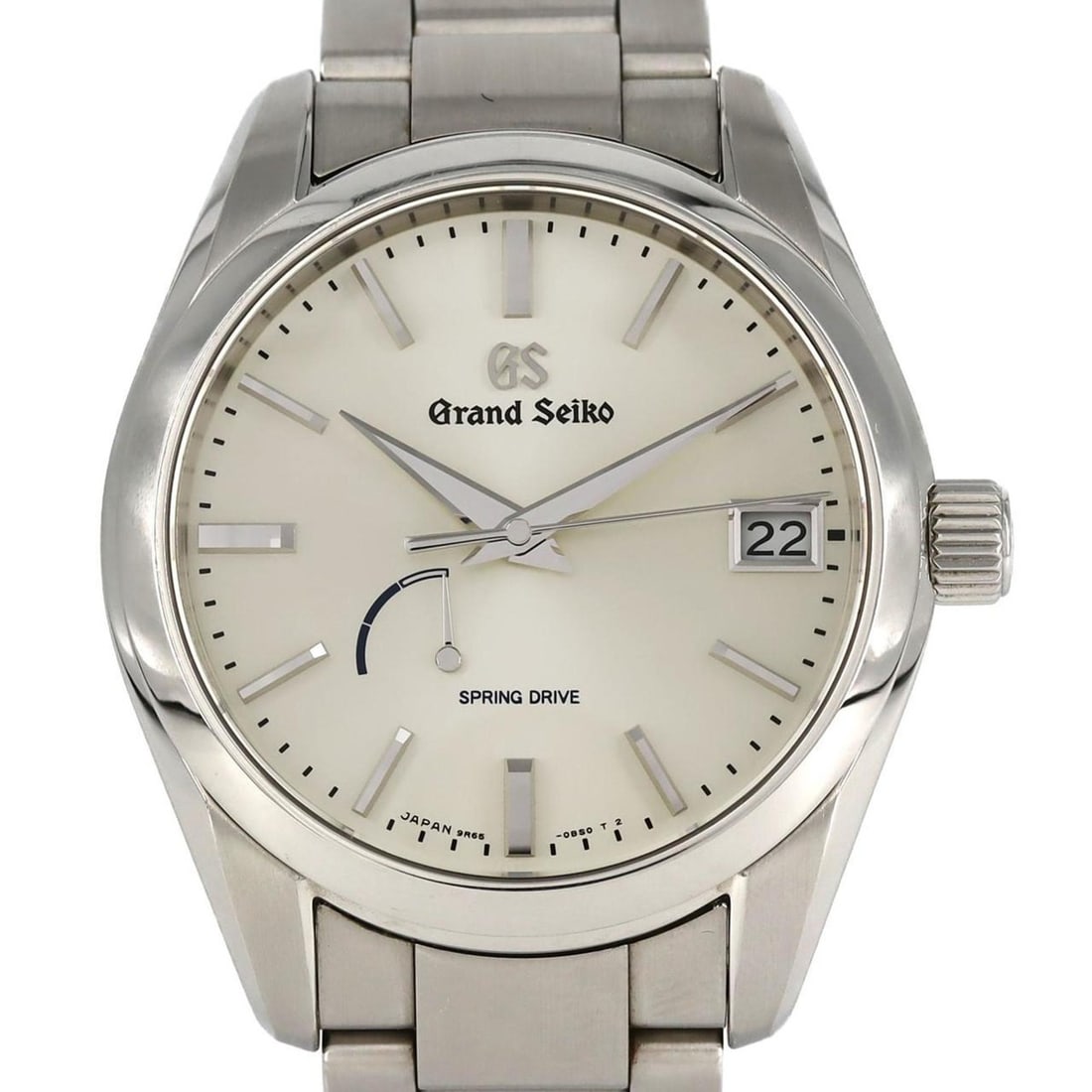 Seiko Grand Heritage Collection Spring Drive 9R65-0BH0 SBGA283 SS Wristwatch Automatic: --- Catalog ---Category: SizeWrist Size: 19.5cm / 7.67''Case Diameter: 39mm / 1.54''Category: DesignType: WristwatchGender: MenColor (Dial): SilverMaterial (Band): Stainless steelMaterial (Case): Stai