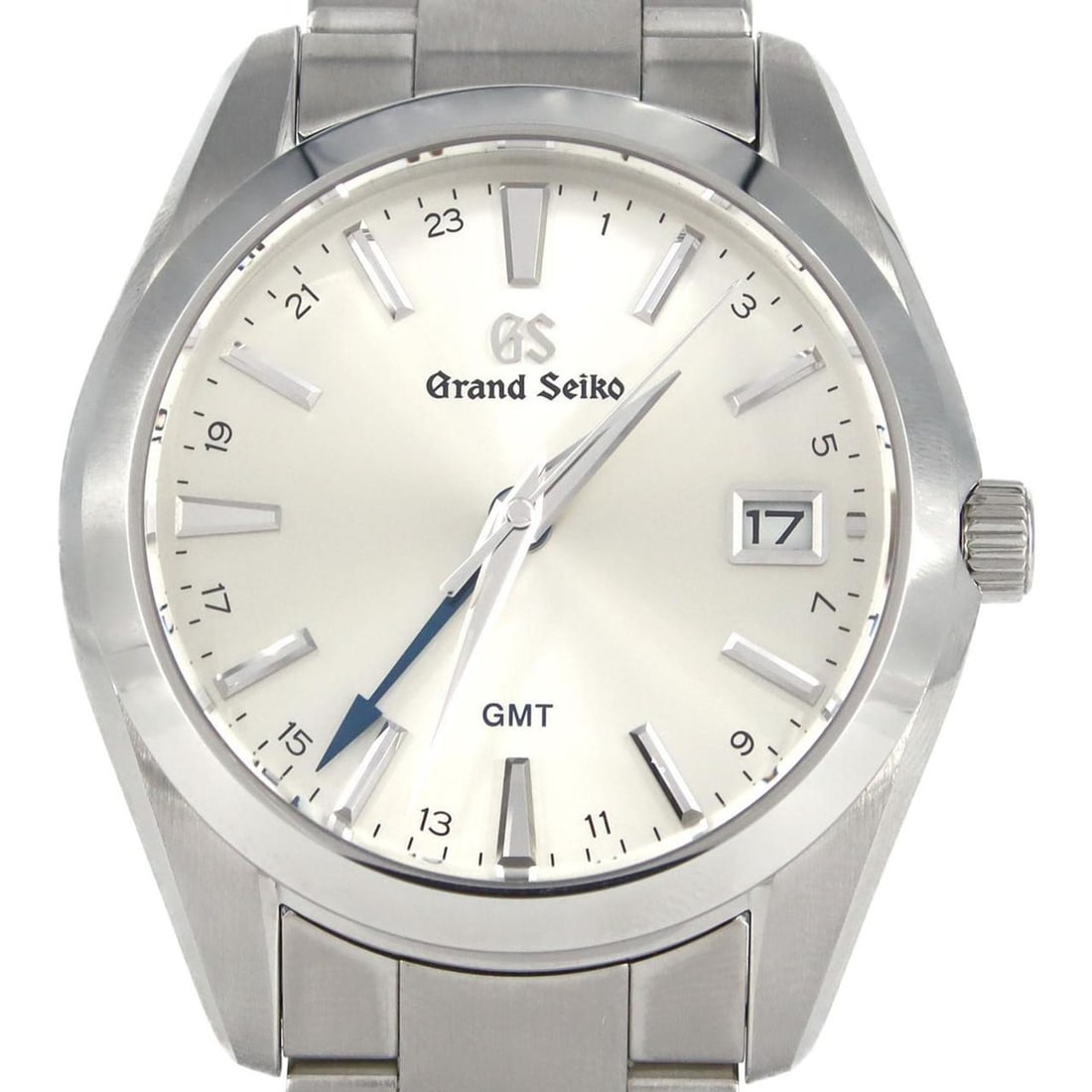 Seiko Grand Heritage Collection GMT 9F86-0AF0 SBGN011 SS Wristwatch Quartz: --- Catalog ---Category: SizeWrist Size: 20.5cm / 8.07''Case Diameter: 40mm / 1.57''Category: DesignType: WristwatchGender: MenDisplay: AnalogColor (Dial): SilverMaterial (Band): Stainless steelMateri