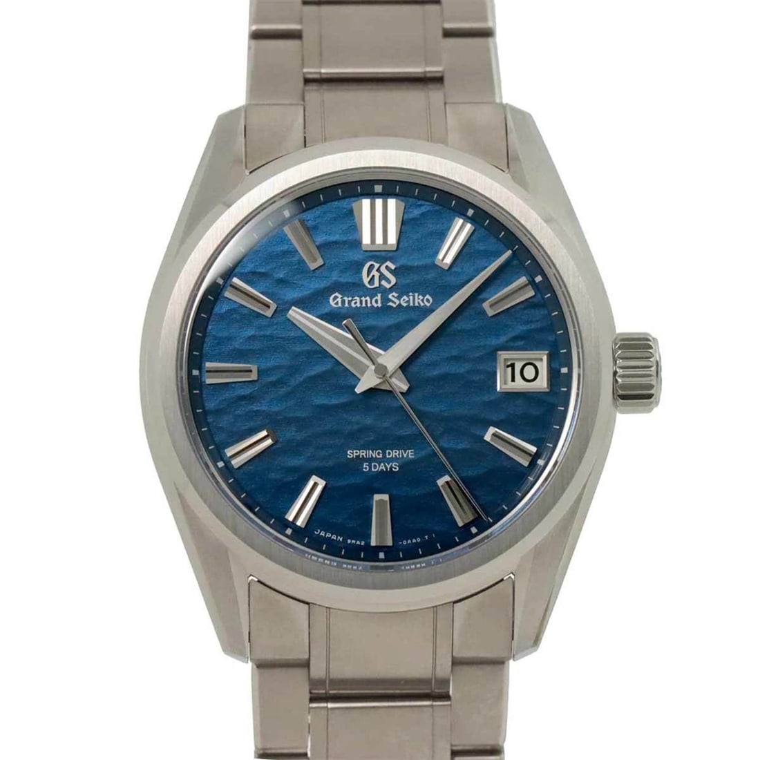 Grand Seiko GRAND SEIKO Evolution 9 Spring Drive SLGA019 Men's Watch 9RA2 0AF0 Navy Date Power: --- Catalog ---Category: SizeWrist Size: 19cm / 7.48''Case Diameter: 40mm / 1.57''Category: DesignType: WristwatchGender: MenColor (Dial): NavyMaterial (Band): TitaniumMaterial (Case): TitaniumCategor