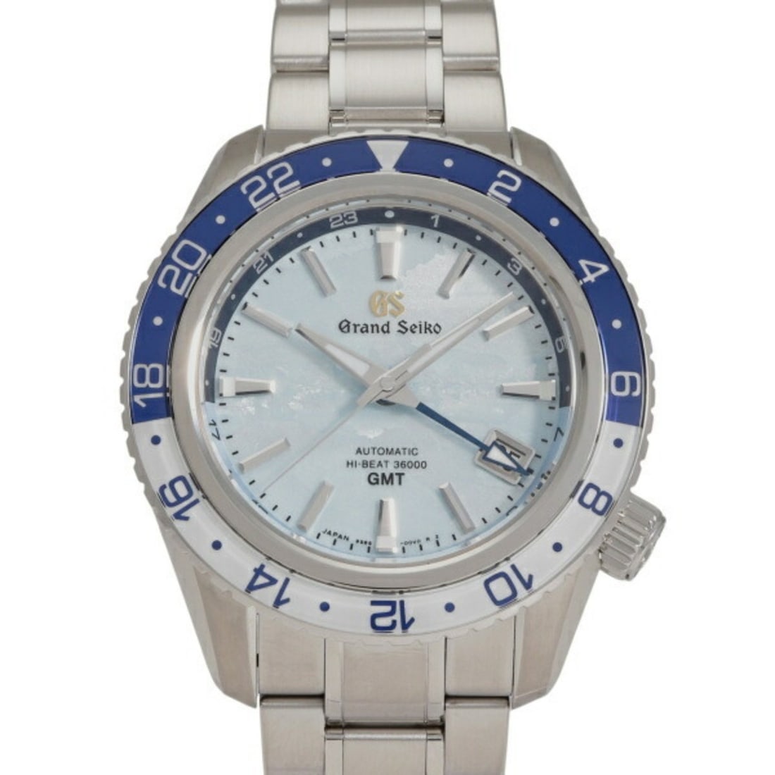 Grand Seiko Sports Collection Caliber 9S 25th Anniversary Model Unkai Limited Edition 2000 SBGJ275: --- Catalog ---Category: SizeWrist Size: 21cm / 8.26''Case Diameter: 44.2mm / 1.74''Category: DesignType: WristwatchStyle: SportGender: MenColor (Dial): BlueMaterial (Band): Stainless steelMaterial (C
