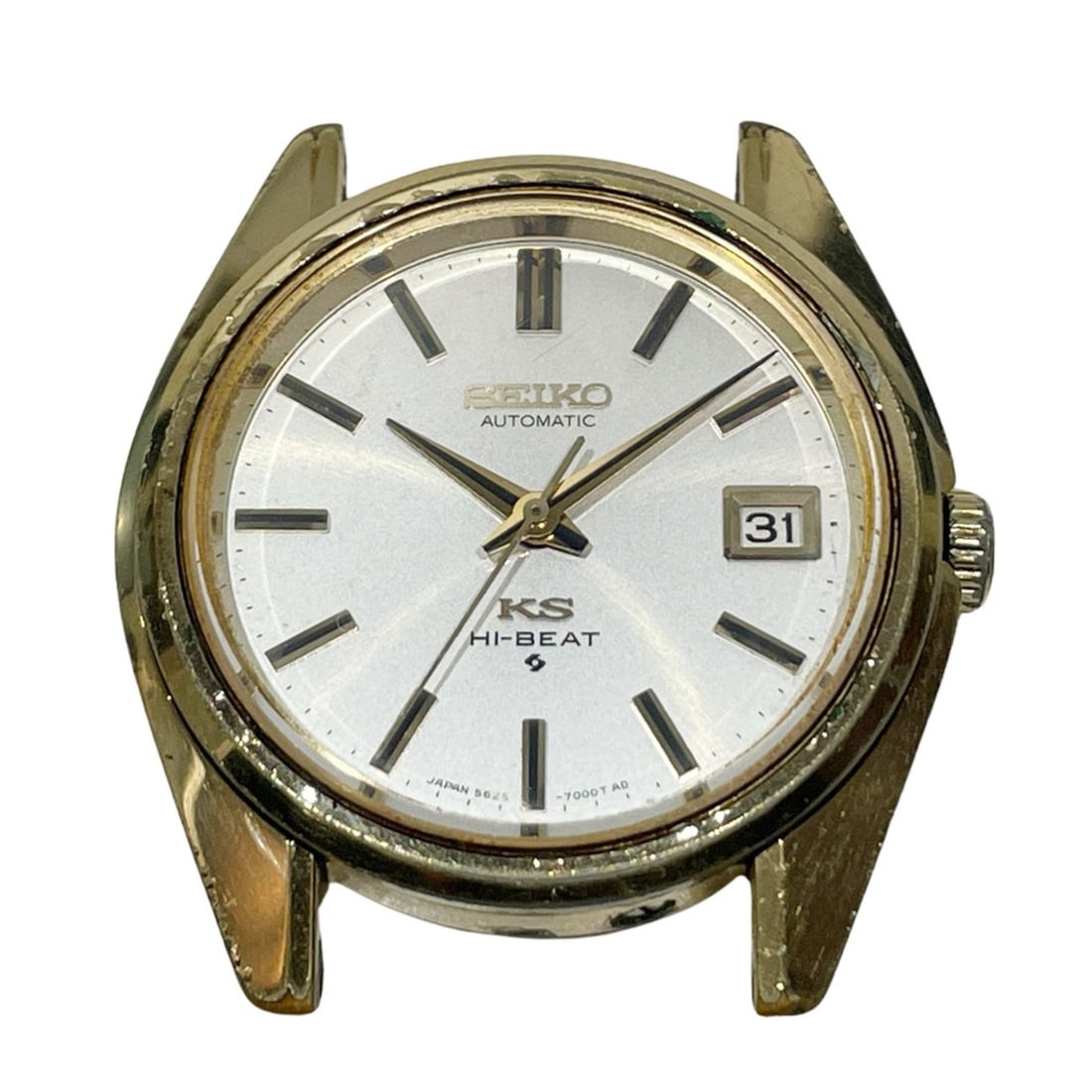SEIKO Automatic Watch Vintage King Seiko Hi-Beat KS Medallion Case Only Men's 20469155: --- Catalog ---Category: Category: DesignType: WristwatchGender: MenColor (Dial): SilverMaterial (Case): Gold plated, Stainless steelCategory: GeneralBrand: SeikoCategory: MovementMovement: Self Windi