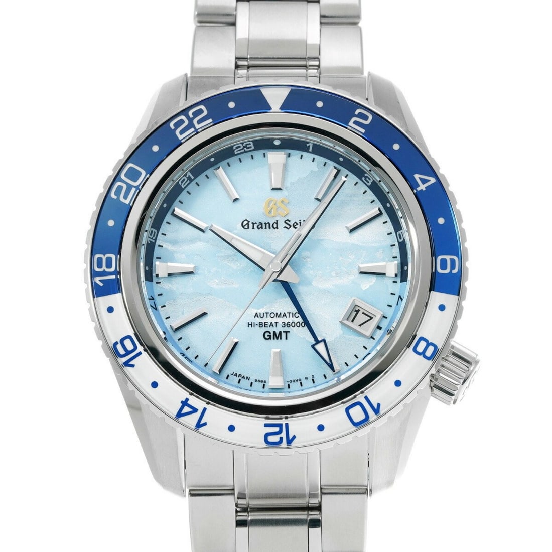Seiko Grand 25th Anniversary Limited Edition Cloud Sea Dial GMT SBGJ275 Sky Blue Men's Watch: --- Catalog ---Category: SizeWrist Size: 20.5cm / 8.07''Case Diameter: 44.2mm / 1.74''Category: DesignType: WristwatchGender: MenDisplay: AnalogGemstone: SapphireColor (Dial): BlueCrystal Type: Sapphi