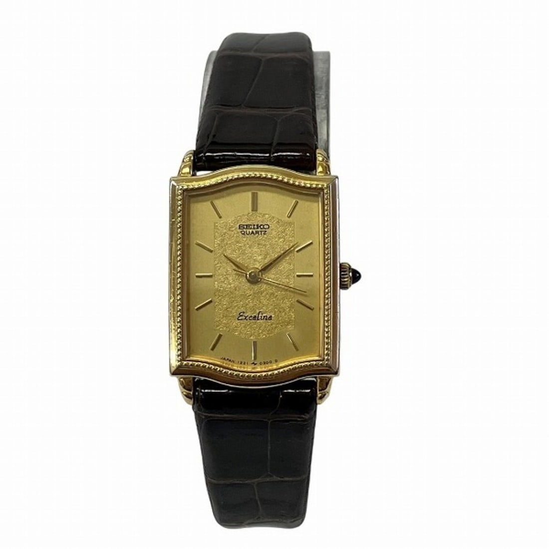 Seiko Exceline 1221-5170 Quartz 14K Watch Women's: --- Catalog ---Category: SizeWeight: 14g / 0.49oz.Wrist Size: 13cm - 17cm / 5.11'' - 6.69''Case Diameter: 18.5mm / 0.73''Case Thickness: 4.9mm / 0.19''Category: DesignType: WristwatchGender: WomenColo