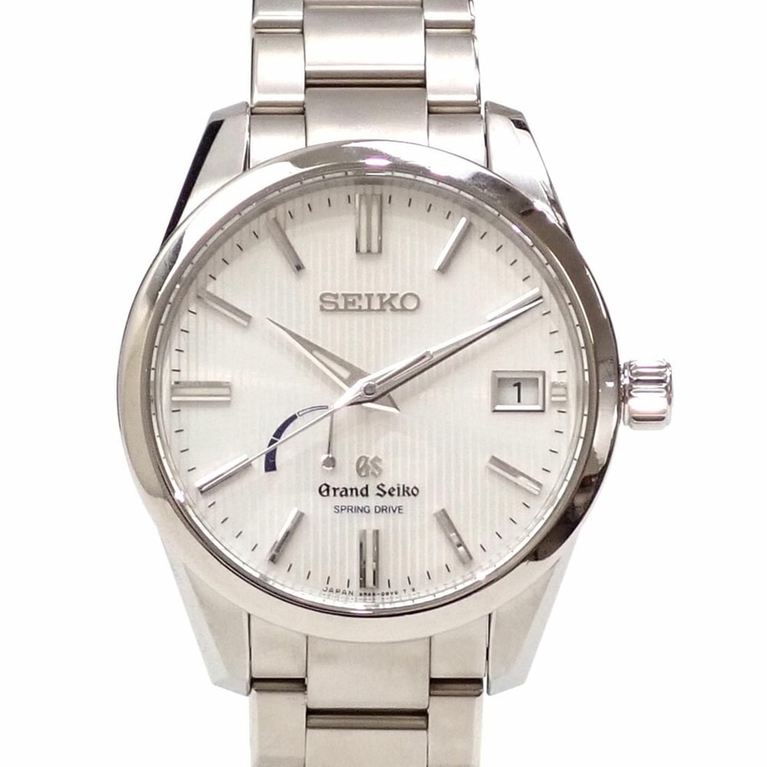 Seiko Watch Grand Power Reserve Spring Drive Men's Automatic Titanium SBGA147 Winding (1 of 14)
