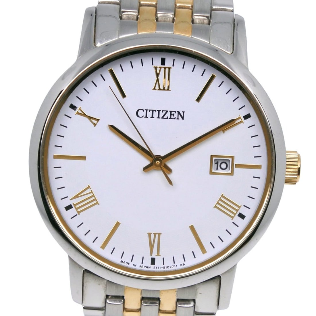 Citizen Collection Watch BM6774-51C E111-S067901 Stainless Steel Silver Eco-Drive Analog White Dial: --- Catalog ---Category: SizeWrist Size: 18cm / 7.08''Case Diameter: 37mm / 1.46''Category: DesignType: WristwatchGender: MenColor (Dial): SilverMaterial (Band): Stainless steelMaterial (Case): Stainl