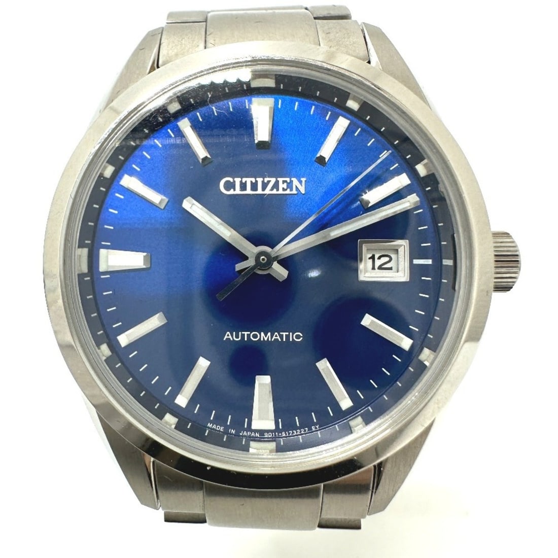 CITIZEN NB1050-59L Mechanical Automatic Date Watch, Stainless Steel, Men's, Silver, Like New: --- Catalog ---Category: SizeBand Width: 18mm / 0.71''Wrist Size: 16cm / 6.29''Case Diameter: 38mm / 1.5''Case Thickness: 11mm / 0.43''Category: DesignType: WristwatchGender: MenDisplay: AnalogColor (