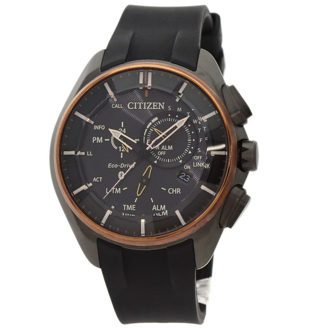 Citizen W770-S115019 Eco-Drive 100th Anniversary Model Wristwatch Titanium Rubber Men's CITIZEN: --- Catalog ---Category: SizeWrist Size: 13cm - 20cm / 5.11'' - 7.87''Case Diameter: 48mm / 1.89''Case Thickness: 16mm / 0.63''Category: DesignType: WristwatchGender: MenColor (Dial): BlackMaterial (B