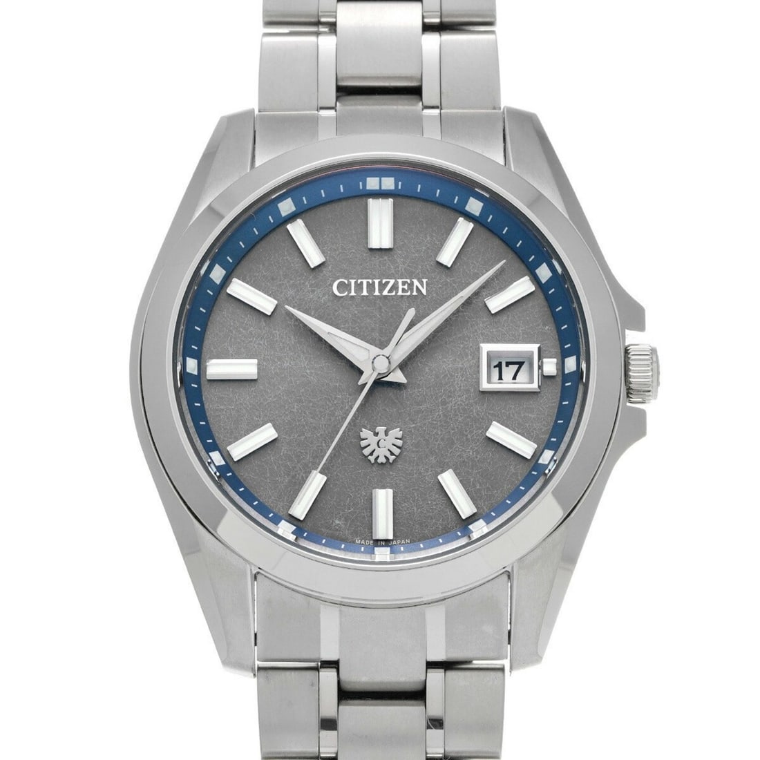CITIZEN The Citizen AQ4091-56M Men's Watch Solar: --- Catalog ---Category: SizeBand Width: 20mm / 0.79''Wrist Size: 19.5cm / 7.67''Case Diameter: 38mm / 1.5''Case Thickness: 12mm / 0.47''Category: DesignType: WristwatchGender: MenColor (Dial): GrayMa