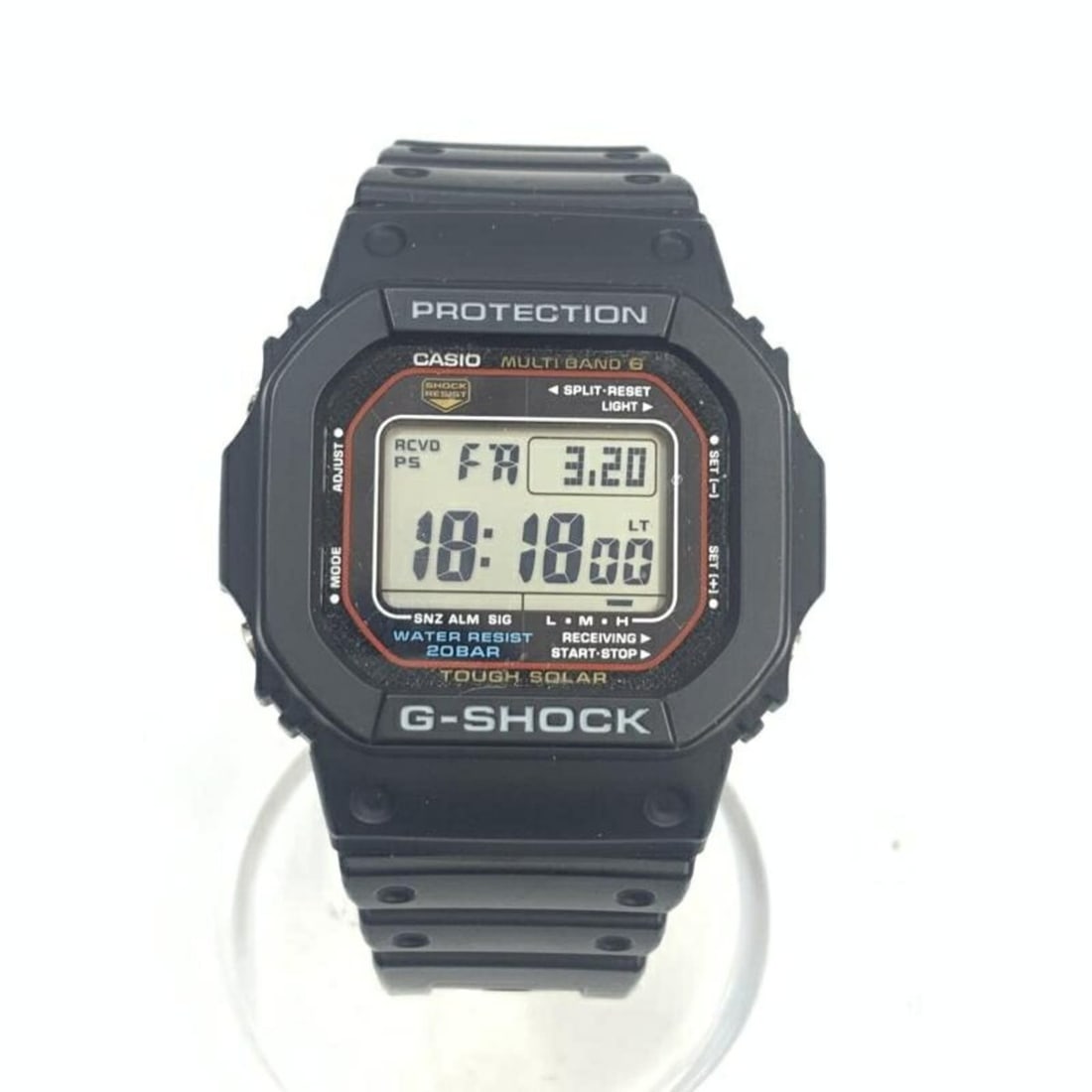Casio G-SHOCK GW-M5610U-1JF Watch: --- Catalog ---Category: SizeWrist Size: 22.5cm / 8.85''Case Diameter: 45mm / 1.77''Category: DesignType: WristwatchGender: MenCategory: GeneralBrand: Casio--- Item List ---Section: ConditionRanking: 