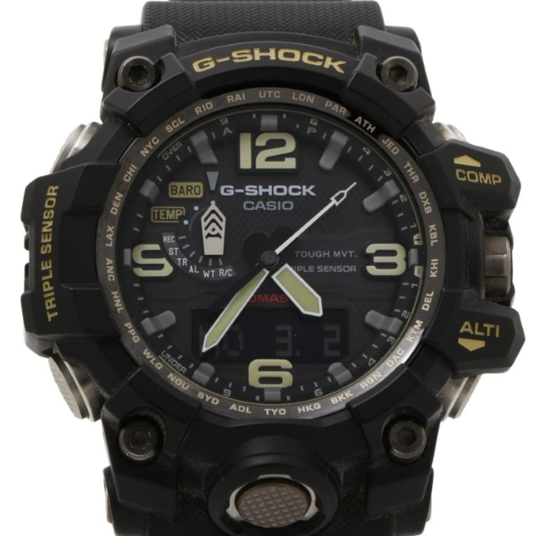 CASIO G-SHOCK MASTER OF G LAND MUDMASTER GWG10001A3JF Black Resin/Stainless Steel Men's Watch: --- Catalog ---Category: SizeWrist Size: 20.5cm / 8.07''Case Diameter: 56.1mm / 2.21''Category: DesignType: WristwatchGender: MenColor (Dial): BlackMaterial (Case): Stainless steelCategory: GeneralMPN