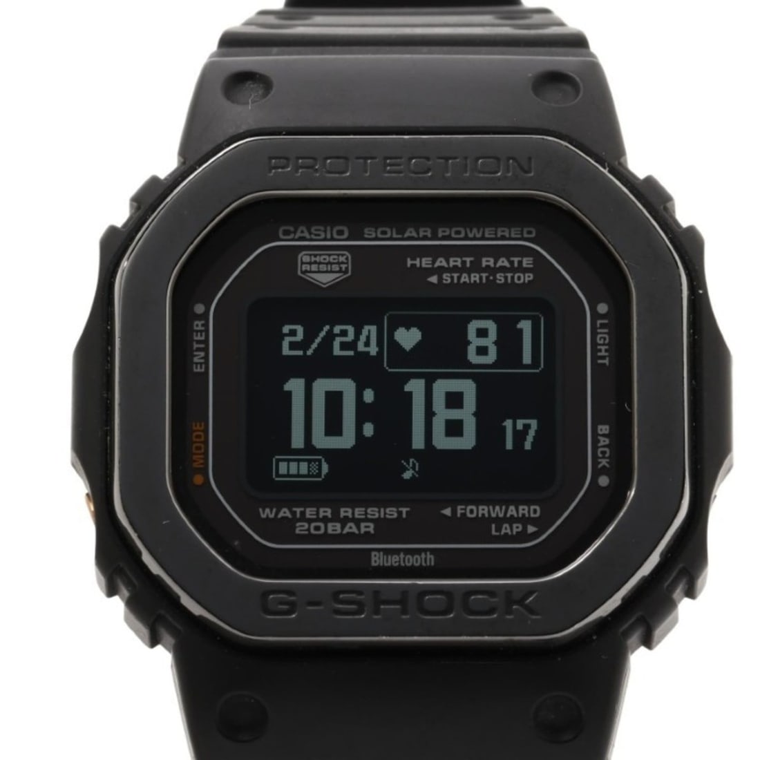 CASIO G-SHOCK GSQUAD 5600 SERIES DWH56001JR Black Resin Men's Digital Watch (1 of 20)