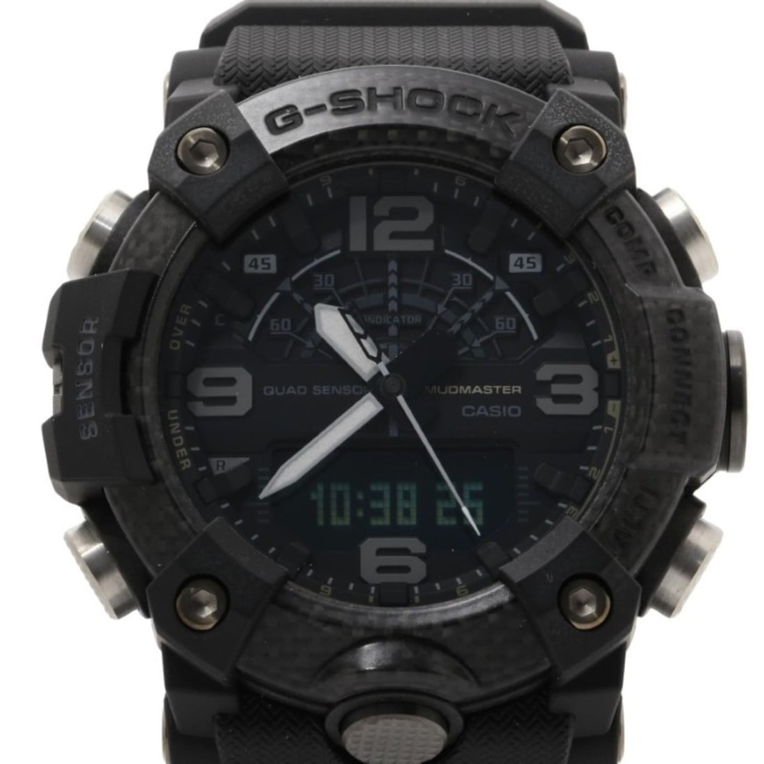 CASIO GSHOCK MASTER OF G LAND MUDMASTER GGB100XMB1AJF Men's Watch, Black Carbon Fiber with Stainless: --- Catalog ---Category: SizeWrist Size: 20cm / 7.87''Case Diameter: 51.3mm / 2.02''Category: DesignType: WristwatchGender: MenColor (Dial): BlackMaterial (Band): Stainless steelMaterial (Case): Carbo