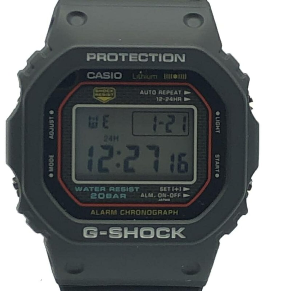 CASIO G-SHOCK Watch DW-5000R-1AJF Black G-Shock Casio: --- Catalog ---Category: SizeWrist Size: 22.5cm / 8.85''Case Diameter: 30mm / 1.18''Category: DesignType: WristwatchGender: MenCategory: GeneralMPN: DW-5000R-1AJFBrand: Casio--- Item List ---Section: 