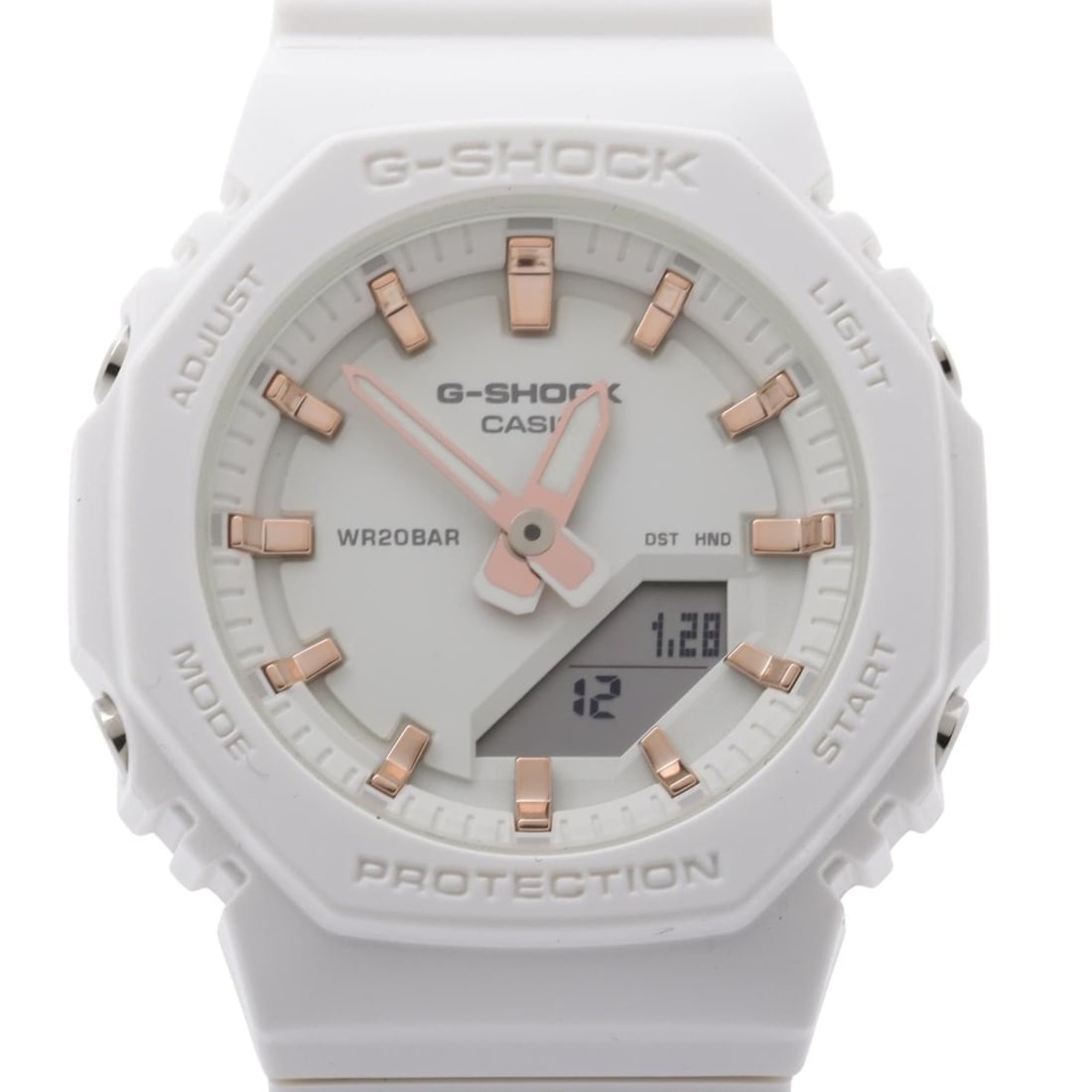 CASIO GSHOCK ANALOG DIGITAL WOMEN WATCH GMAP2100M7AJF White Resin Women's: --- Catalog ---Category: SizeWrist Size: 18.5cm / 7.28''Case Diameter: 40.2mm / 1.58''Category: DesignType: WristwatchGender: Men,WomenColor (Dial): WhiteCategory: GeneralMPN: GMA-P2100M-7AJFBrand: Ca