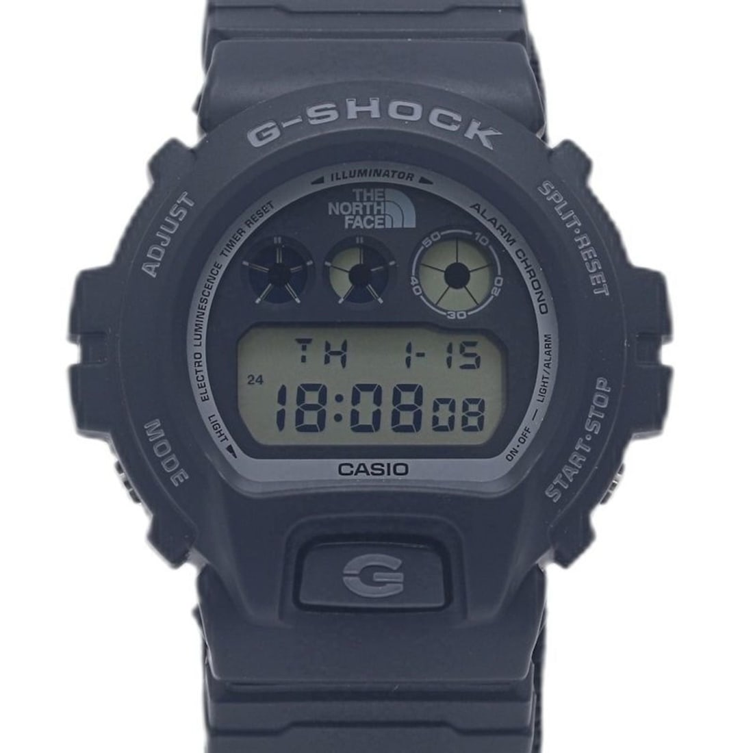 CASIO G-Shock, Supreme, and The North Face DW-6900NS-1JR Limited Edition Triple Collaboration Watch,: --- Catalog ---Category: SizeWrist Size: 22.5cm / 8.85''Case Diameter: 41mm / 1.61''Category: DesignType: WristwatchGender: MenColor (Dial): BlackMaterial (Band): NylonCategory: GeneralMPN: DW-6900NS-