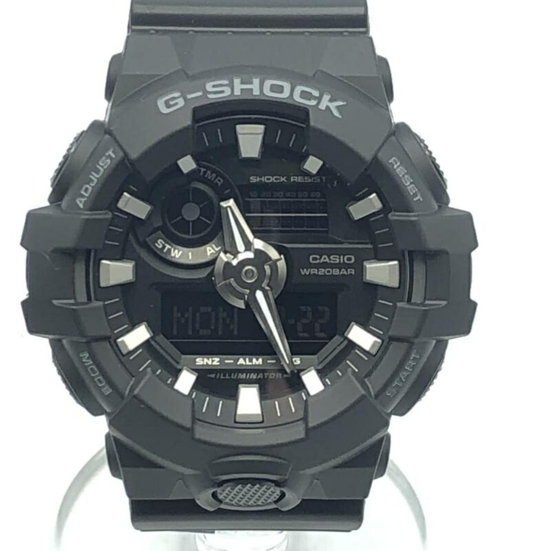 Casio G-SHOCK Watch GA-SERIES GA-700-1BJF: --- Catalog ---Category: SizeWrist Size: 23cm / 9.05''Case Diameter: 36mm / 1.42''Category: DesignType: WristwatchGender: MenCategory: GeneralBrand: Casio--- Item List ---Section: ConditionRanking: Ra