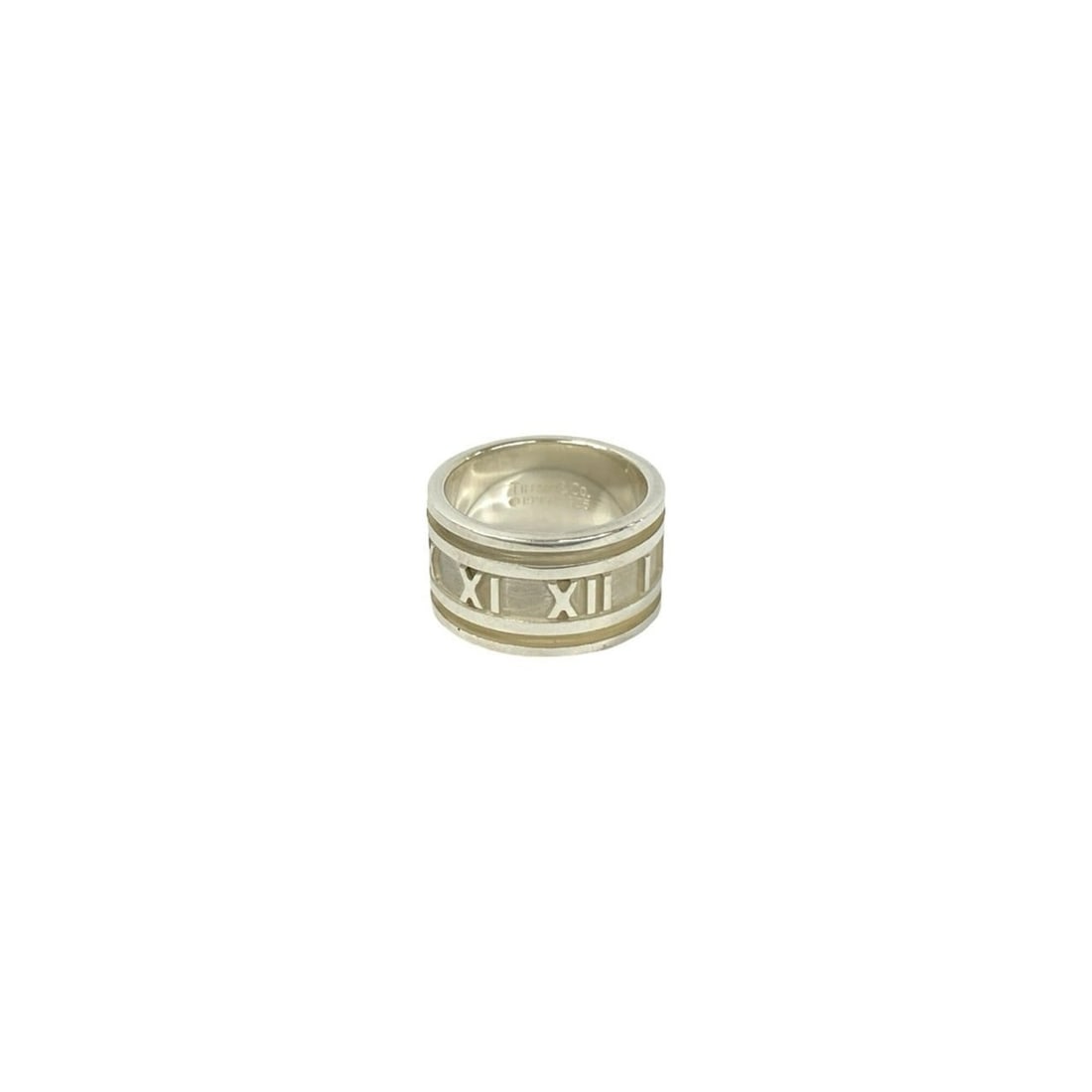 TIFFANY&Co. Tiffany Vintage Atlas Wide Ring 925 Sterling Silver Accessory Jewelry 10415: --- Catalog ---Category: SizeJP Size: 15US Size: 7.5Category: DesignType: Band ringColor: SilverGender: WomenMaterial: Silver 925Category: GeneralBrand: Tiffany--- Item List ---Section: ConditionRanki