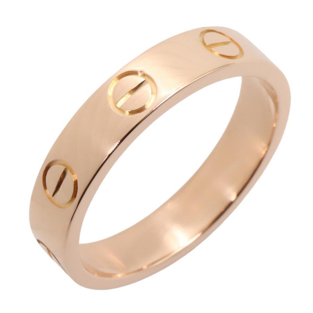 Cartier Mini Love Ring, 18K Pink Gold (PG), Women's Jewelry, Tone, B4049748: --- Catalog ---Category: SizeJP Size: 8US Size: 4.5Category: DesignType: Band ringColor: GoldGender: WomenMaterial: Pink gold (18K)Category: GeneralMPN: B4049748Brand: Cartier--- Item List ---Section: