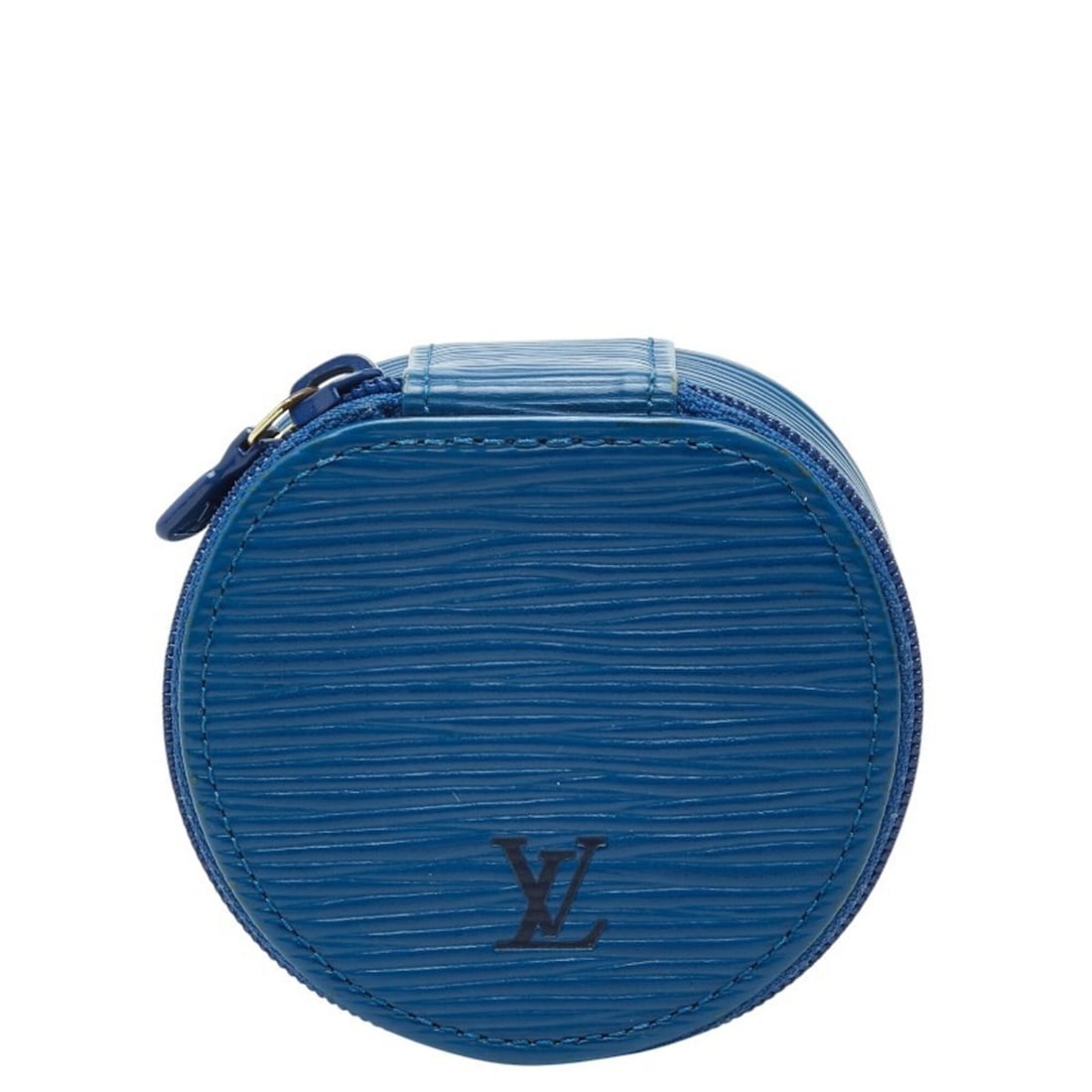 Louis Vuitton Epi Ecrin Bijou Jewelry Case, Accessory Small Item M48225, Toledo Blue Leather, (1 of 17)