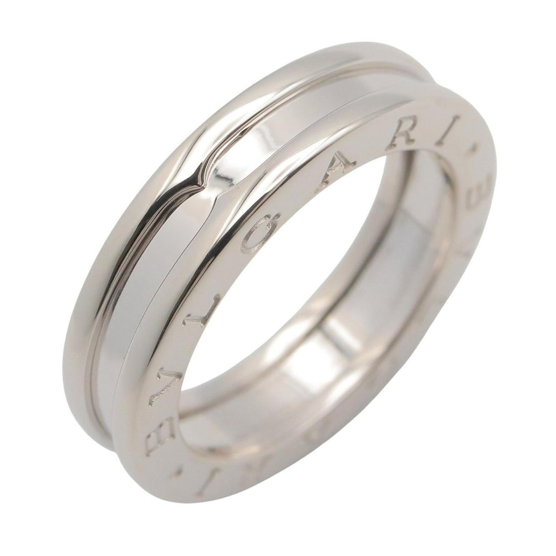 Bulgari BVLGARI B-zero1 Ring, 1-band ring, jewelry, 18KWG (white gold), men's and women's, silver: --- Catalog ---Category: SizeJP Size: 11US Size: 6Category: DesignType: Band ringColor: SilverGender: Men,WomenMaterial: White gold (18K)Category: GeneralLine: B.zero1Brand: Bvlgari--- Item List ---Se
