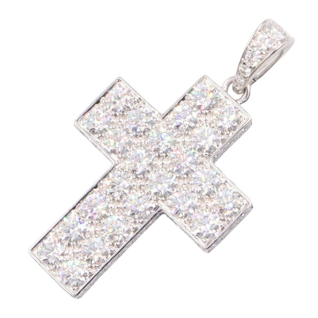 Cartier Secret Devotion Diamond Pendant Top, 18K White Gold (18KWG), Silver, Clear, Women's Jewelry,: --- Catalog ---Category: SizePendant Size: 41mm x 23mm / 1.61'' x 0.9''Category: DesignColor: Clear, SilverGender: WomenMaterial: White gold (18K)Necklace Type: PendantCategory: GeneralBrand: Cartier-