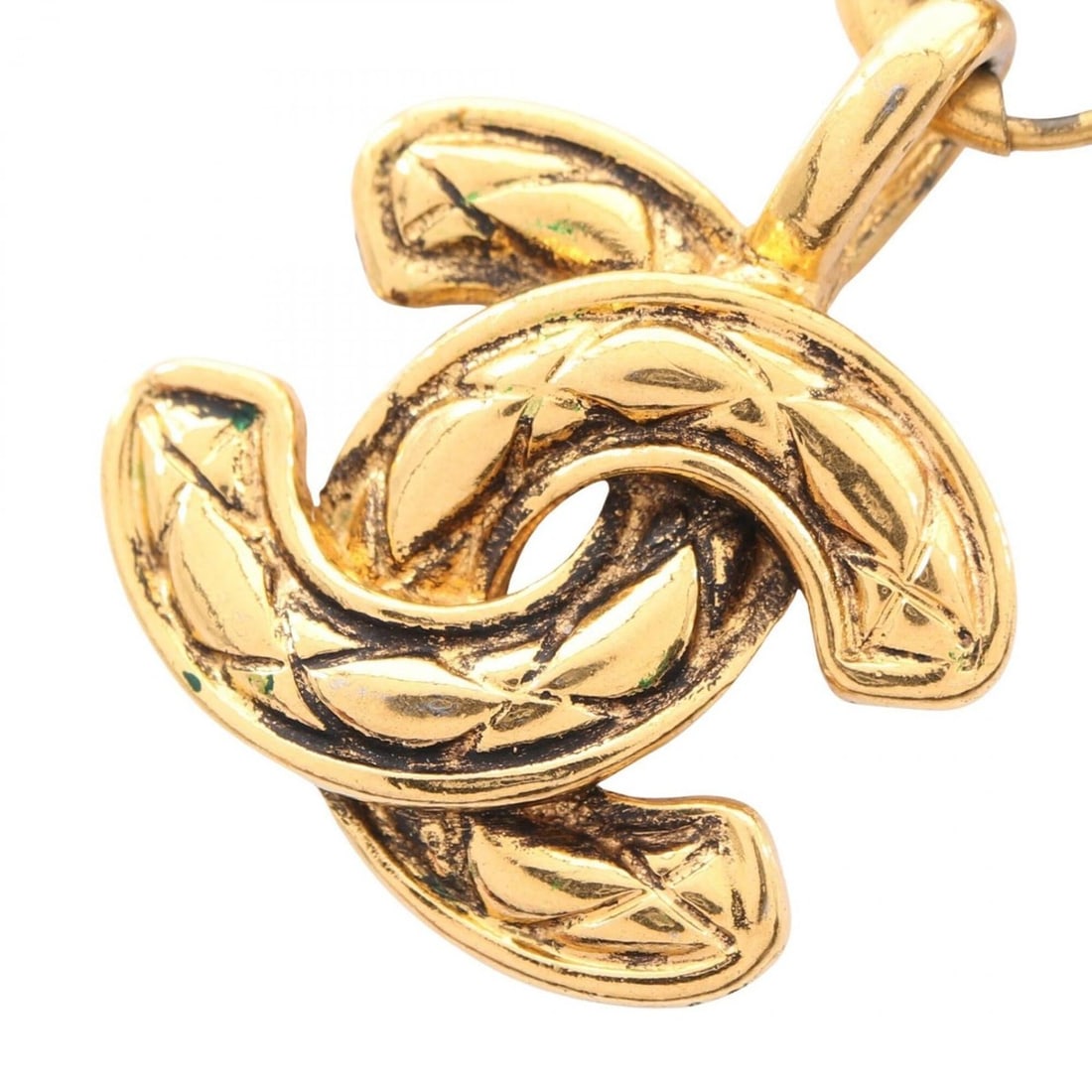 Chanel Coco Mark Vintage Necklace Jewelry GP (Gold Plated) Women's Gold Tone (1 of 12)