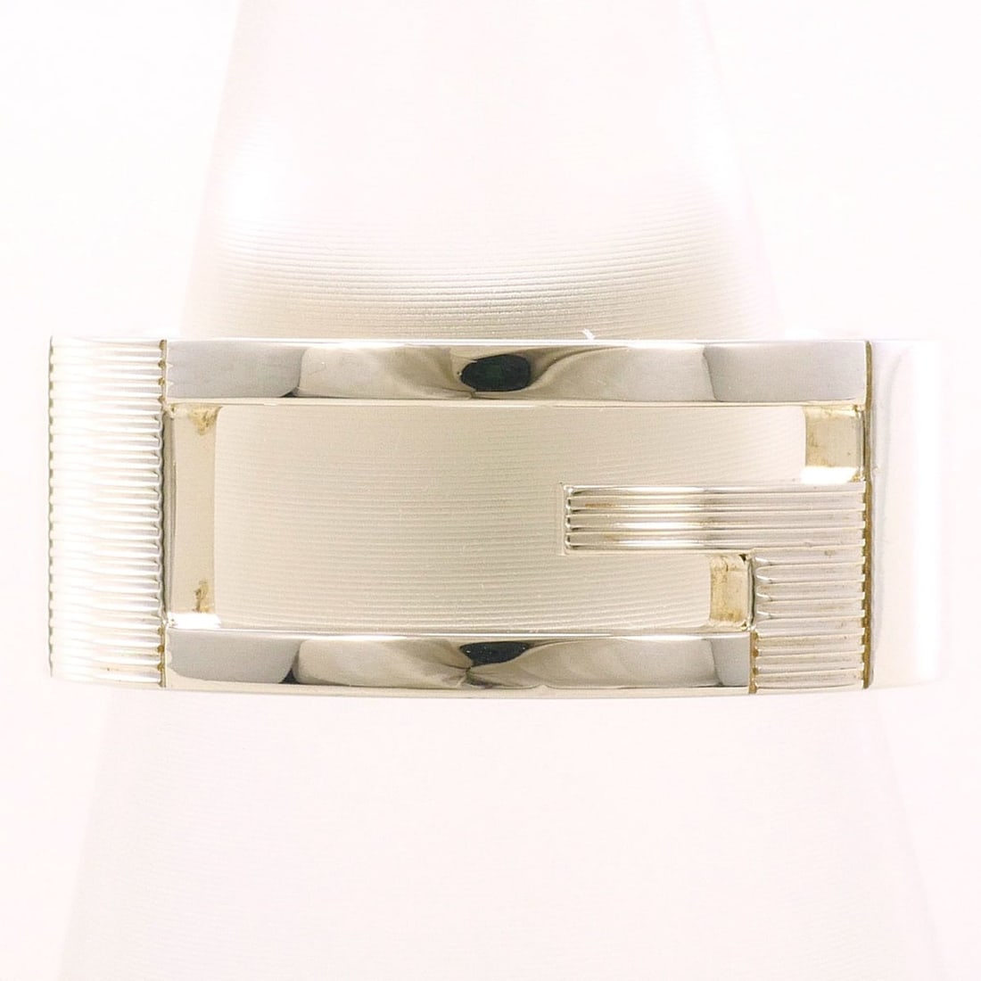 Gucci Branded G Silver Ring, Size 1, Total Weight 7.8g, Jewelry, Free Shipping, Like New, Gift (1 of 13)