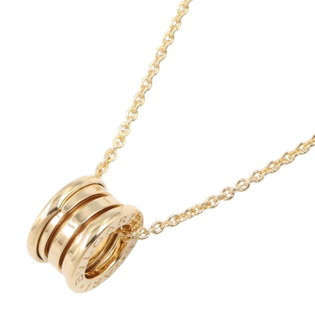 Bvlgari Bulgari B-zero1 necklace, 18K (yellow gold), women's jewelry, gold tone.: --- Catalog ---Category: SizePendant Size: 15mm x 9mm / 0.59'' x 0.35''Neck Circumference: 40.5 cm / 15.94''Category: DesignColor: Yellow goldGender: WomenMaterial: Yellow gold (18K)Necklace Type: Nec