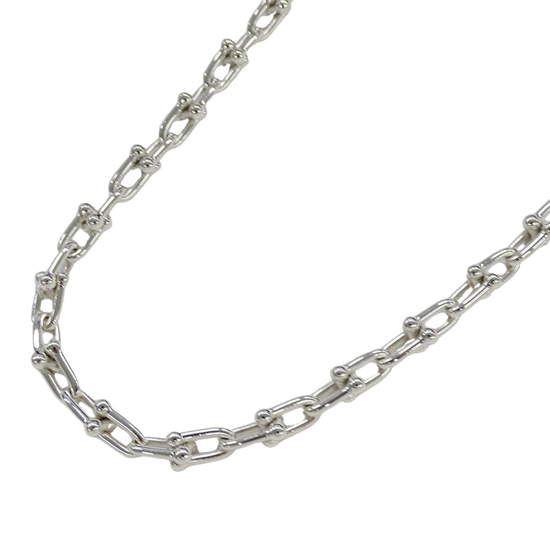 Tiffany & Co. Women's Necklace, Brand Name, SV925, Hardware, Small Link, Silver Jewelry, Polished. (1 of 13)