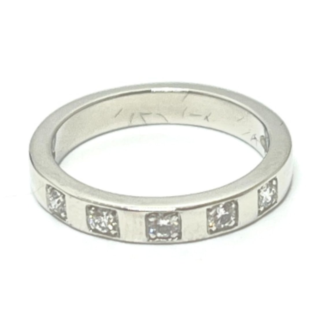 BVLGARI Bvlgari Jewelry Accessories "Marry Me" 5P Diamond Platinum Ring, Pt950, Women's Silver: --- Catalog ---Category: SizeJP Size: 10US Size: 5.5Category: DesignType: Band ringColor: SilverGender: WomenMaterial: Platinum 950Category: GeneralBrand: Bvlgari--- Item List ---Section: ConditionRan