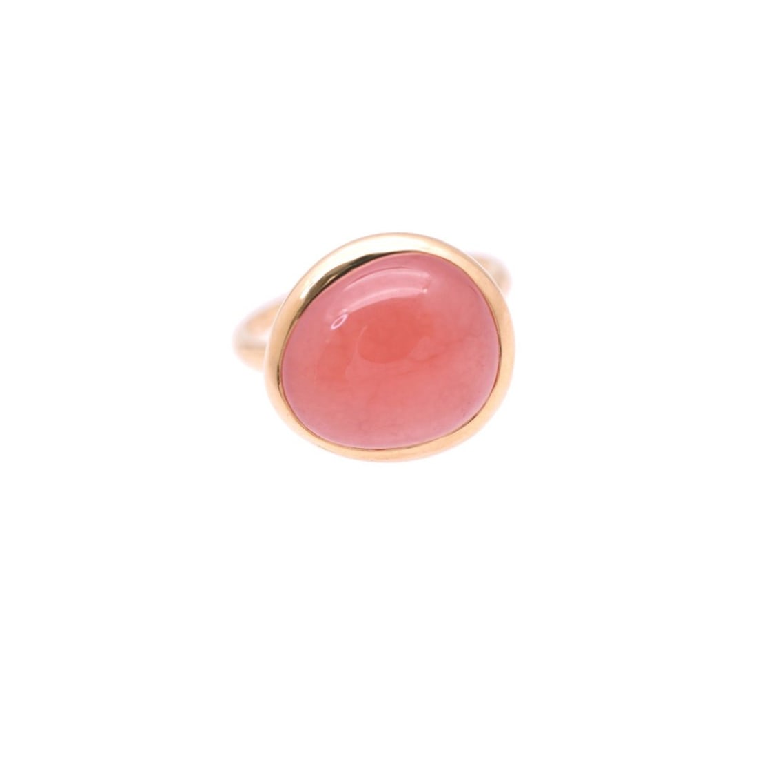 Fred Bellerive Rhodochrosite 750YG Ring #52 18KYG Yellow Gold Jewelry Accessory 1538 FRED (1 of 10)