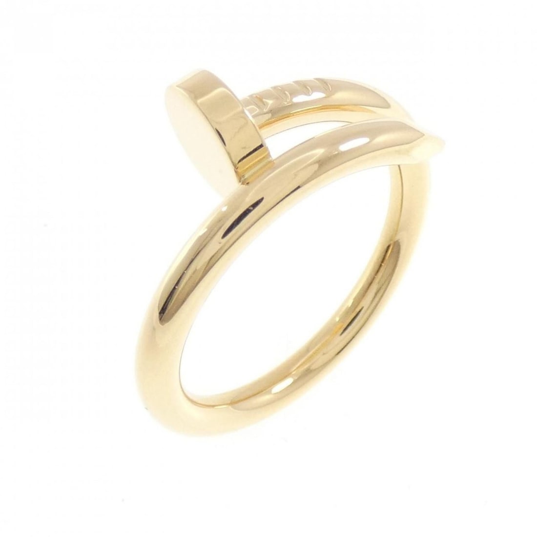Cartier Juste un Clou Ring: --- Catalog ---Category: SizeUS Size: 8.5Brand Size: 57Category: DesignType: Band ringColor: Yellow goldGender: Women,MenMaterial: Yellow gold (18K)Category: GeneralBrand: Cartier--- Item List ---Sect