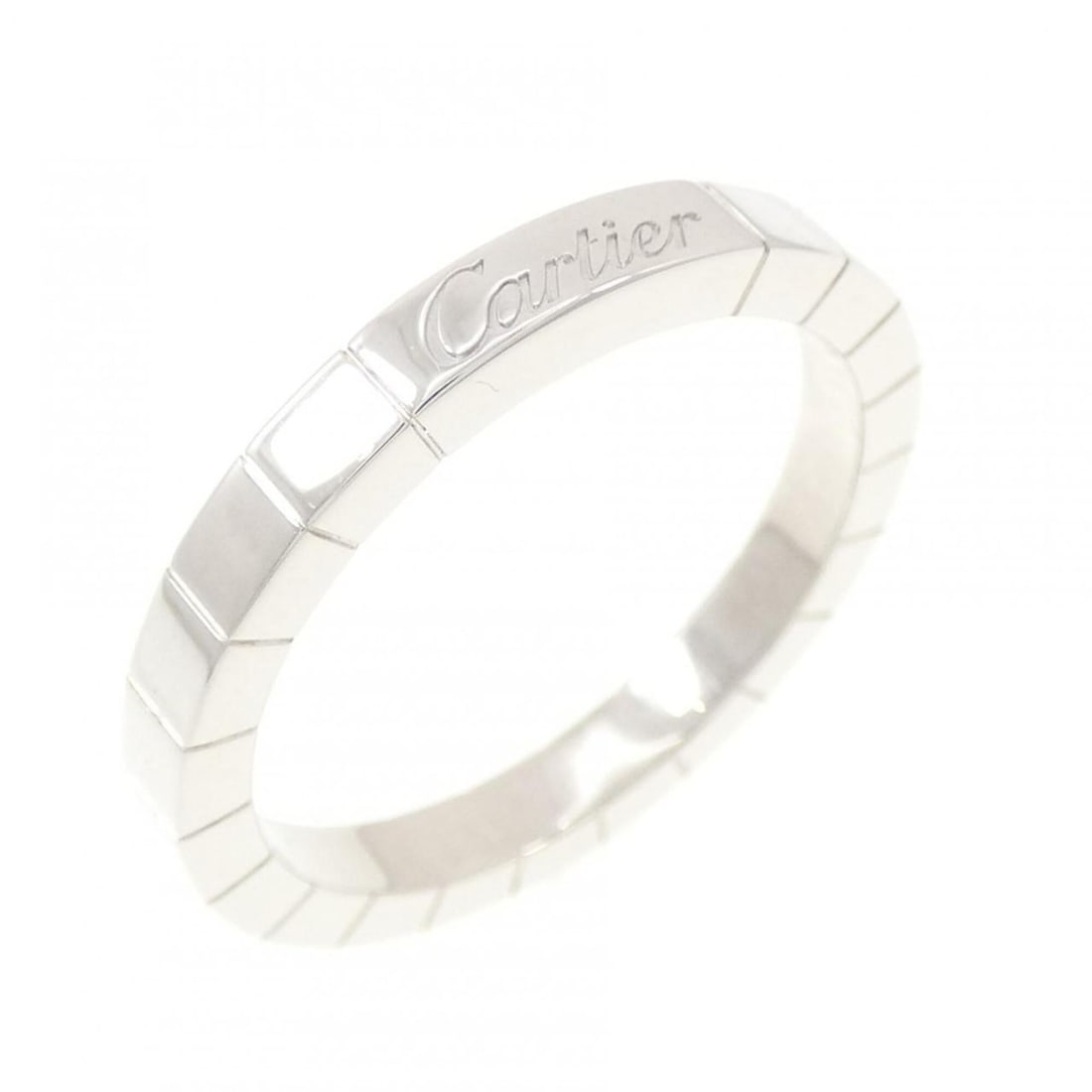 Cartier Lanieres Ring: --- Catalog ---Category: SizeUS Size: 9Brand Size: 58Category: DesignType: Band ringGender: WomenMaterial: White gold (18K)Category: GeneralBrand: Cartier--- Item List ---Section: ConditionRanking: