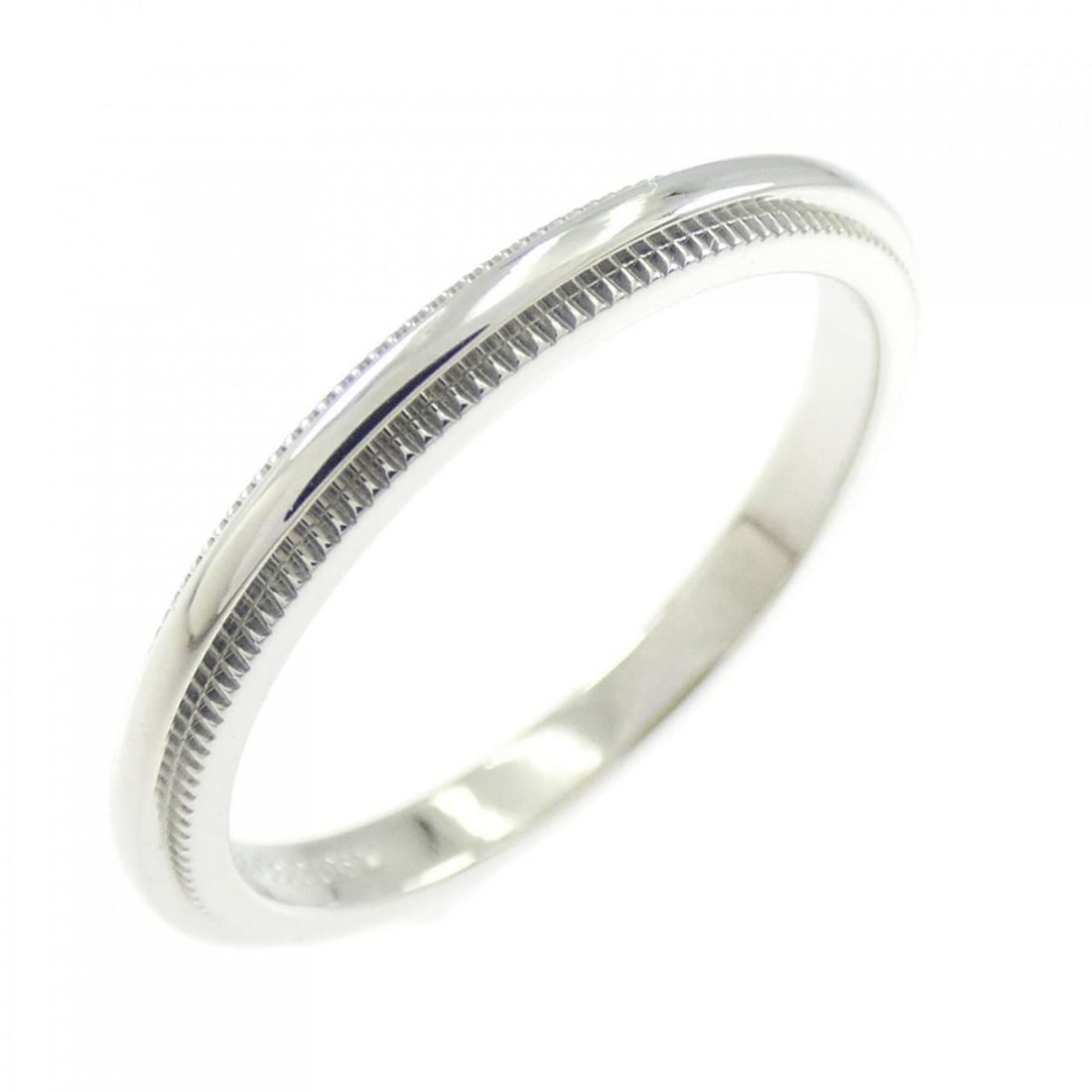 Tiffany & Co. Milgrain Ring: --- Catalog ---Category: SizeJP Size: 10.0US Size: 5.5Category: DesignType: Band ringGender: WomenMaterial: Platinum 950Category: GeneralBrand: Tiffany--- Item List ---Section: ConditionRanking: Rank