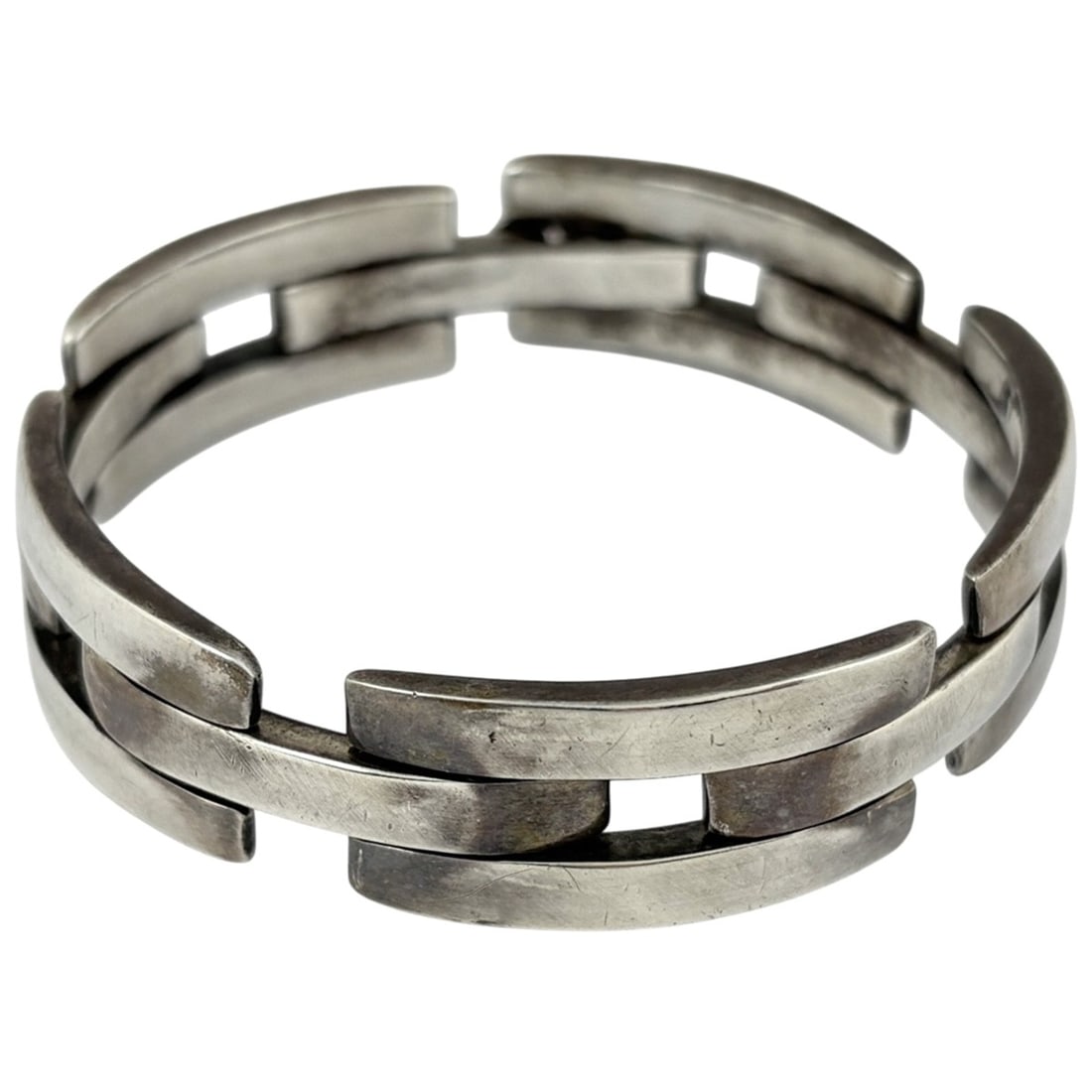Gucci logo chain bracelet, sterling silver (925), silver, women's. (1 of 15)