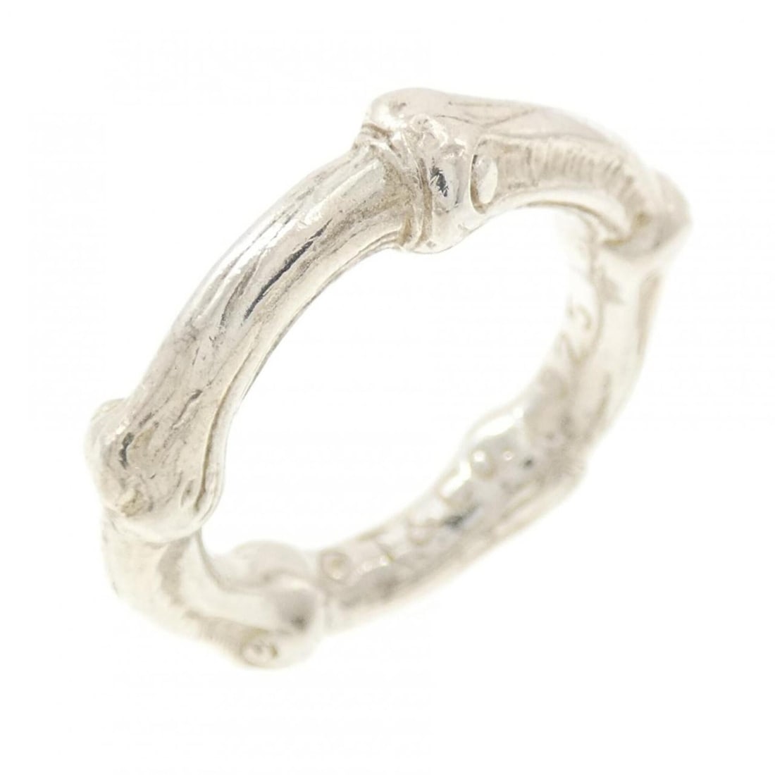 Tiffany Bamboo Ring: --- Catalog ---Category: SizeJP Size: 9.0US Size: 5Category: DesignType: Band ringGender: WomenMaterial: Silver 925Category: GeneralBrand: Tiffany--- Item List ---Section: ConditionRanking: Rank A