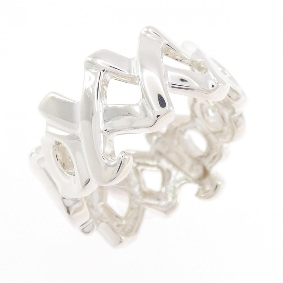 Tiffany Kiss Ring: --- Catalog ---Category: SizeJP Size: 12.0US Size: 6.5Category: DesignType: Band ringGender: WomenMaterial: Silver 925Category: GeneralBrand: Tiffany--- Item List ---Section: ConditionRanking: Rank A
