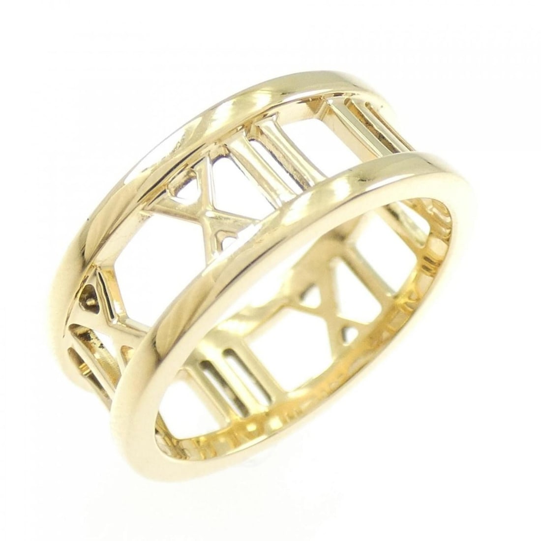 Tiffany Atlas Open Ring: --- Catalog ---Category: SizeJP Size: 10US Size: 5.5Category: DesignType: Band ringColor: Yellow goldGender: WomenMaterial: Yellow gold (18K)Category: GeneralBrand: Tiffany--- Item List ---Section: