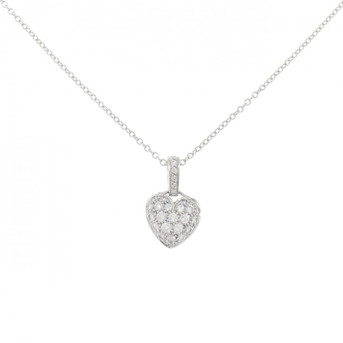 Tiffany & Co. diamond necklace: --- Catalog ---Category: SizePendant Size: 14.7mm x 8.7mm / 0.57'' x 0.34''Neck Circumference: 41 cm / 16.14''Category: DesignColor: PlatinumStone: DiamondGender: WomenMaterial: Platinum 950Pendant