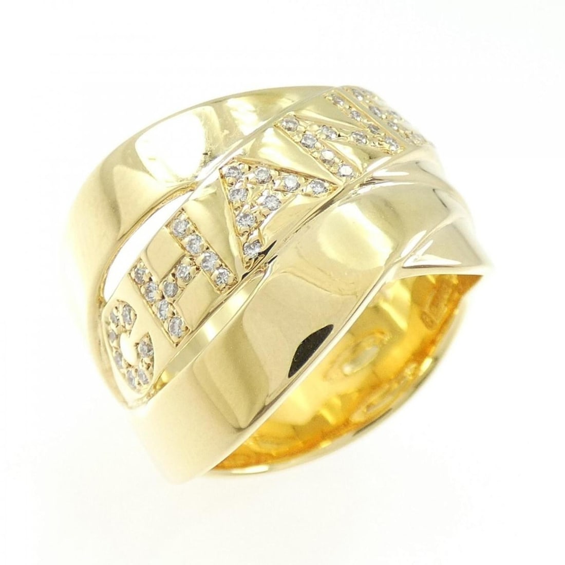 Chanel Bolduc Ring: --- Catalog ---Category: SizeJP Size: 13.0US Size: 6.5Category: DesignType: Band ringStone: DiamondGender: WomenMaterial: Yellow gold (18K)Category: GeneralMPN: J0627Brand: Chanel--- Item List
