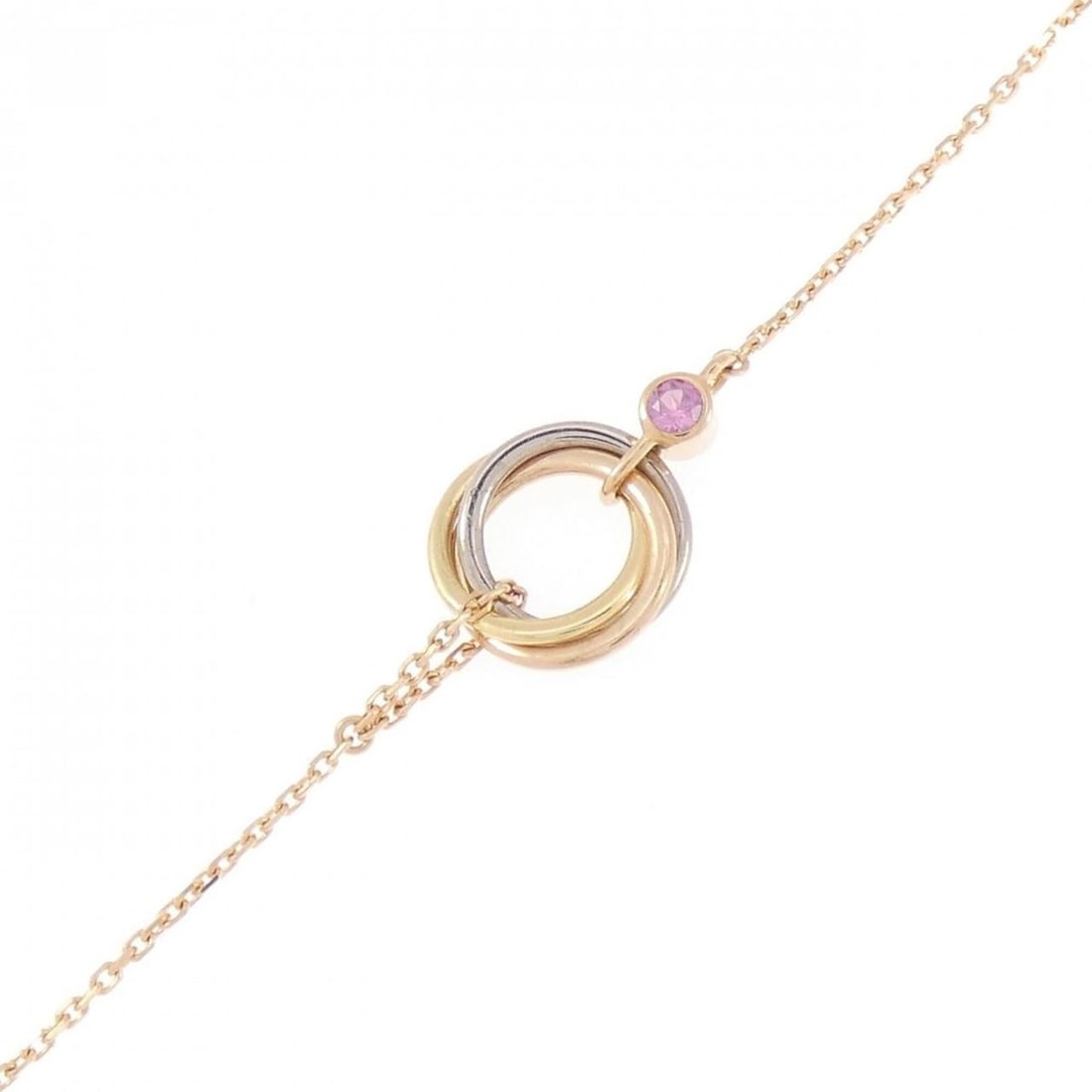 Cartier Trinity Bracelet: --- Catalog ---Category: SizeLength: 15cm - 17cm / 5.9'' - 6.69''Category: DesignType: Charm braceletColor: Pink gold, White gold, Yellow goldGender: WomenMaterial: Pink gold (18K), White gold (18K),
