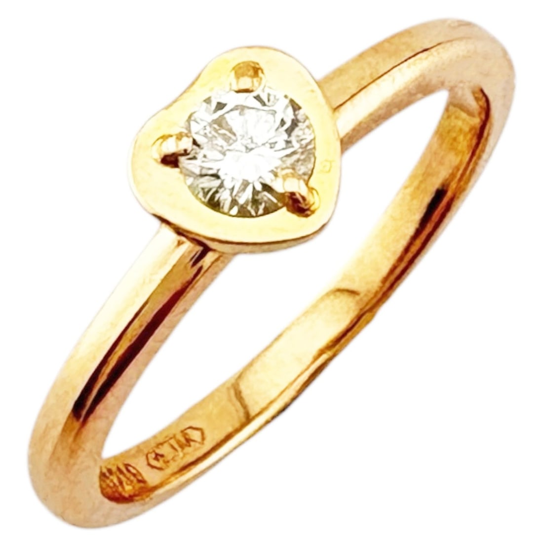 Cartier Damour Diamants Légers Ring, 18K Pink Gold, Diamond, Women's, Heart Design: --- Catalog ---Category: SizeJP Size: 8US Size: 4.5Category: DesignType: Band ringColor: Pink goldGender: WomenMaterial: Pink gold (18K)Category: GeneralBrand: Cartier--- Item List ---Section: