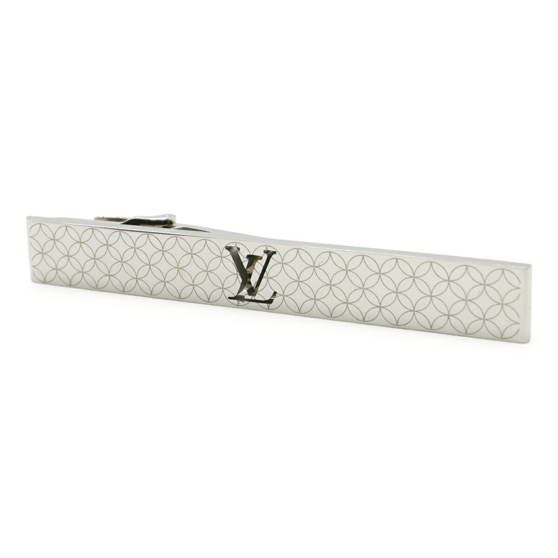 LOUIS VUITTON Louis Vuitton Pins Cravat Champs-Élysées Tie Pin Bar Clip Silver M65042 (1 of 11)