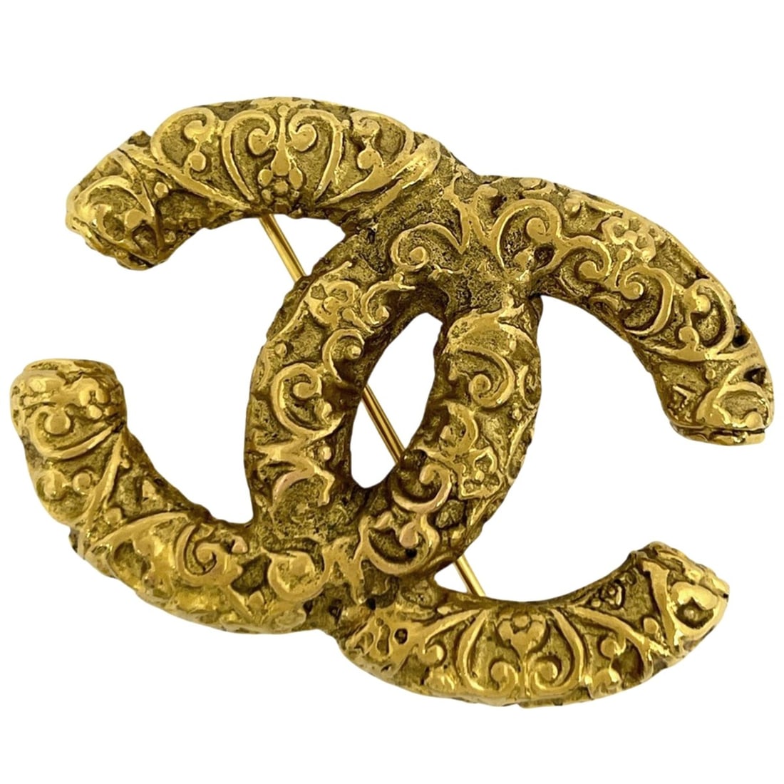 Chanel Coco Mark Brooch, GP Gold, Women's: --- Catalog ---Category: SizeSize (HxWxD): 4.2cm x 3cm / 1.65'' x 1.18''Category: DesignType: BroochColor: GoldGender: WomenMaterial: Gold platingCategory: GeneralBrand: Chanel--- Item List ---Section