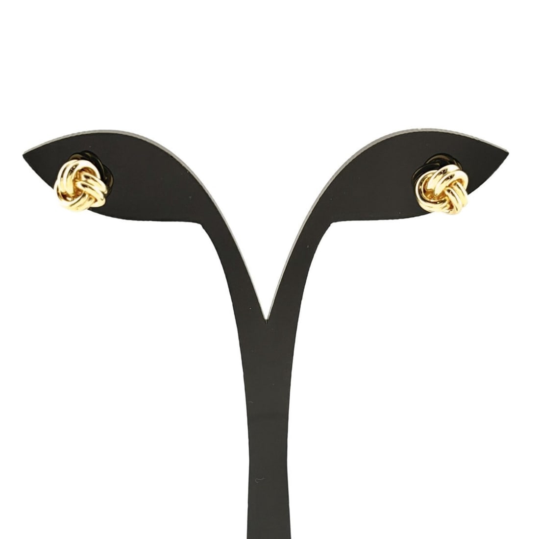 Tiffany & Co. Twist Knot Earrings, Yellow Gold (YG) 750, Women's Earrings (1 of 9)