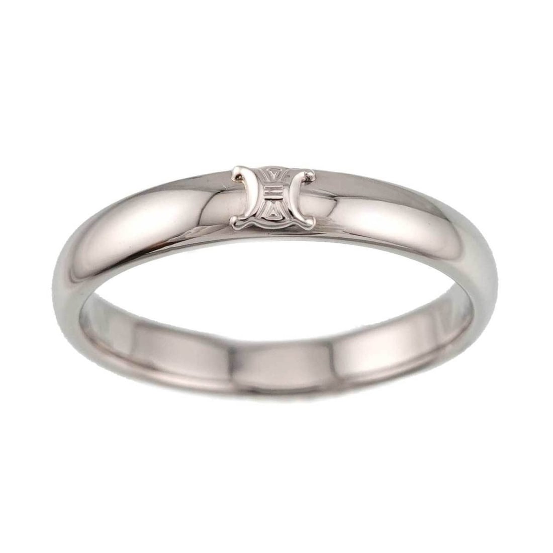 Celine Triomphe 1 Ring, Platinum, Macadam Ring - 2